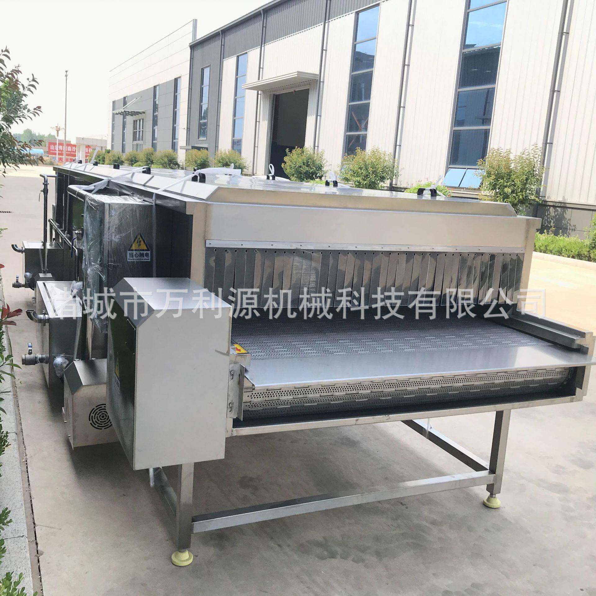隧道式巴氏杀菌机 商用沙棘汁低温灭菌生产线 喷淋式牛奶杀菌设备