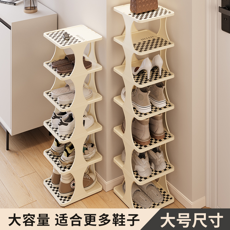 鞋子收纳架门口玄关多层简易鞋柜宿舍整理隔板置物新款放鞋的架子