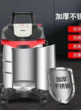 干湿吹三用商用吸尘器DX200小型移动桶式家政吸尘器