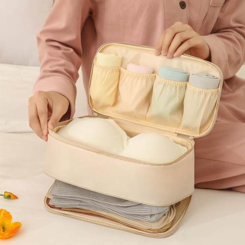 内衣收纳袋便携出差旅行文胸内裤袜子收纳包行李箱分装整理拉炼