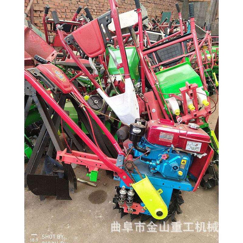 中型玉米施肥播种机 手扶大豆播种机 新型小麦垄作播种机