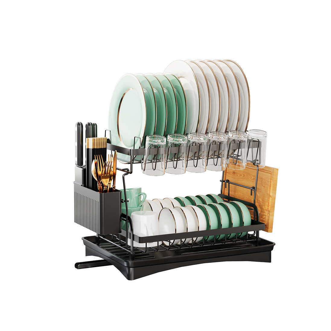 厨房置物架碗碟碗盘收纳架沥水架家用多功能放碗架碗包邮,厨房/烹饪用具,厨房抽屉置物架,淘宝优惠券,粉丝福利购,淘宝优惠卷