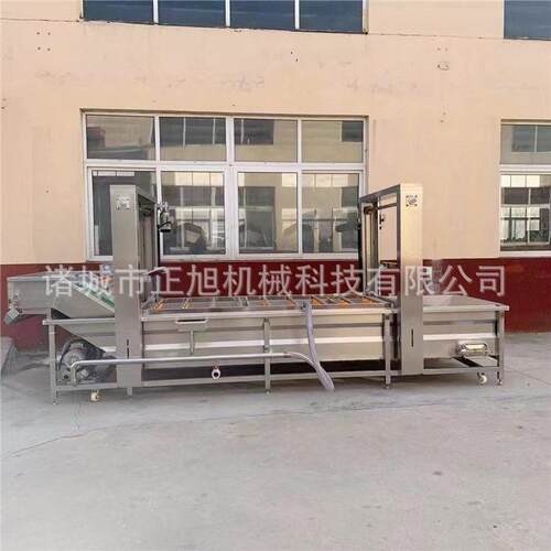 厂家果蔬清洗机商用不锈钢喷淋洗菜机土豆去农残气泡清洗机