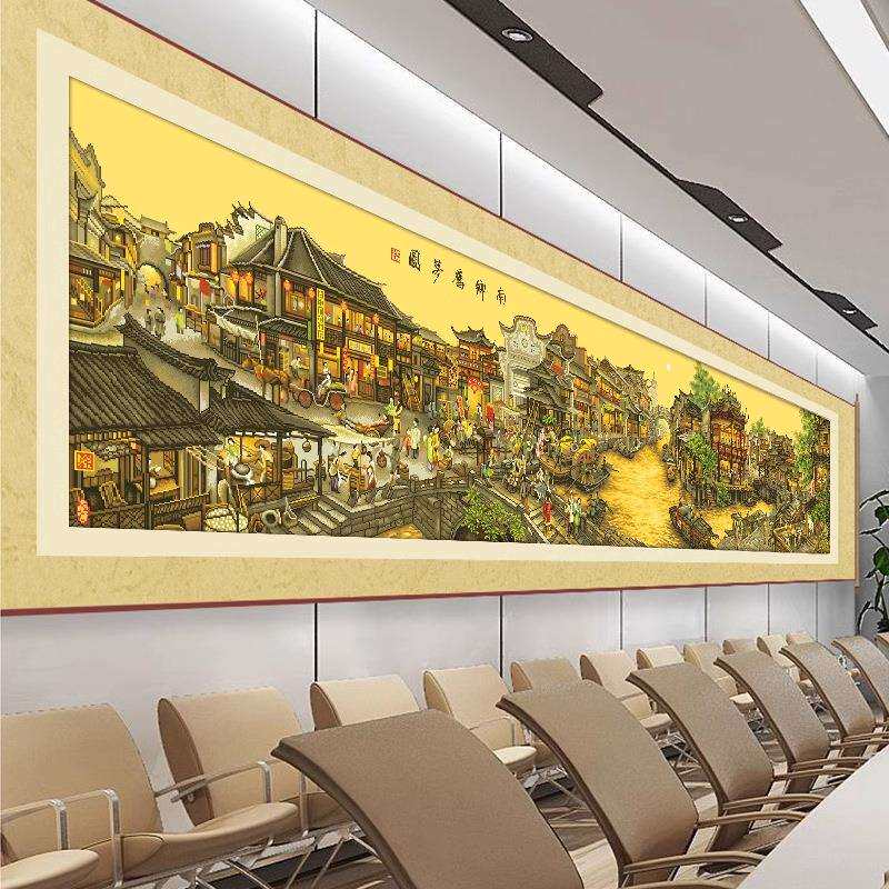 2024新款南乡旧梦十字绣卧室房间名画收藏简单新手刺绣