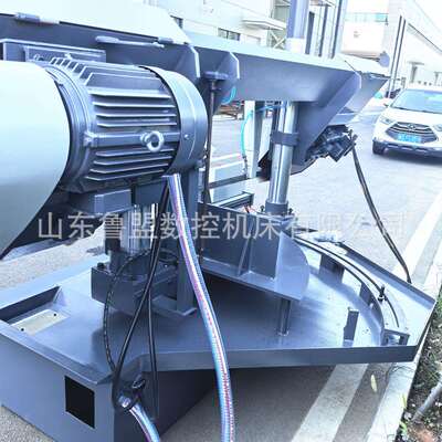 鲁盟角度锯床 GZ4240斜角锯床 选装数控带锯床GT4250 0-45°旋转