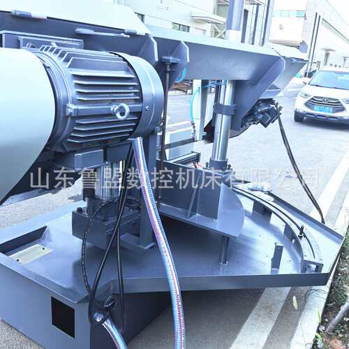 鲁盟角度锯床 GZ4240斜角锯床 选装数控带锯床GT4250 0-45°旋转