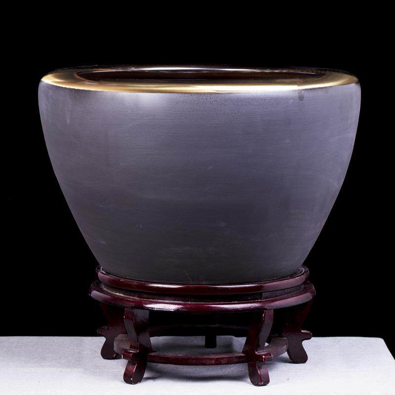 高档景瓷德镇陶金鱼缸乌龟水莲浅睡碗荷花艺盆桌面大养号客厅紫砂,宠物/宠物食品及用品,桌面缸,淘宝优惠券,粉丝福利购,淘宝优惠卷