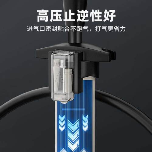 适用喜德盛极速300/380/500/600自行车打气筒打气泵公路车充气泵