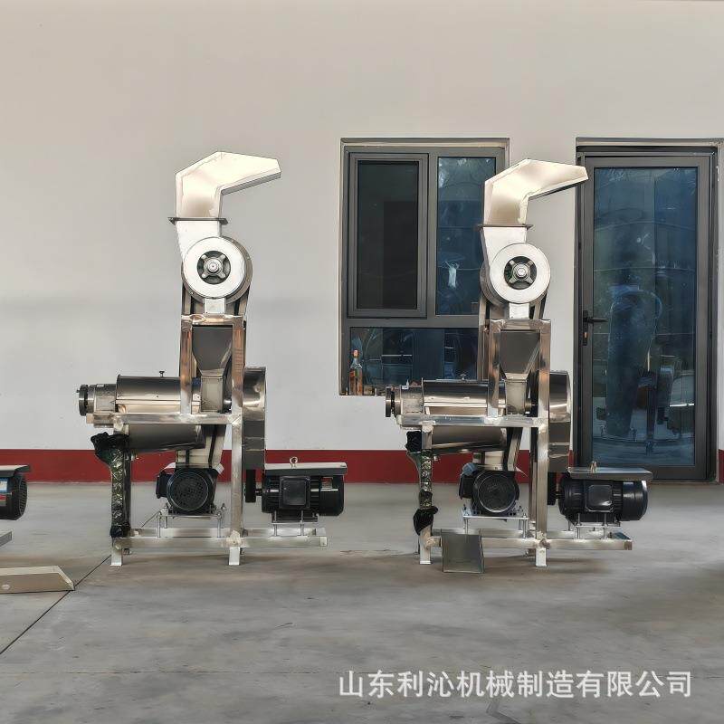 不锈钢橄榄去核榨汁机大型蔬菜汁螺旋压榨机雪梨番石榴榨汁机