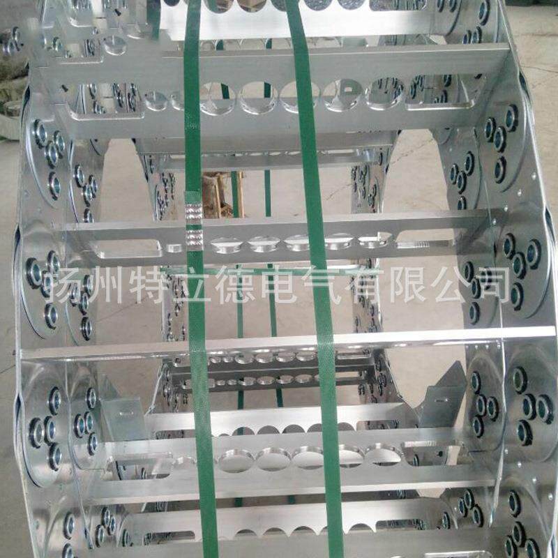 厂家直销电缆拖链铝合金桥式电缆封闭拖链工程耐用电缆穿线拖链