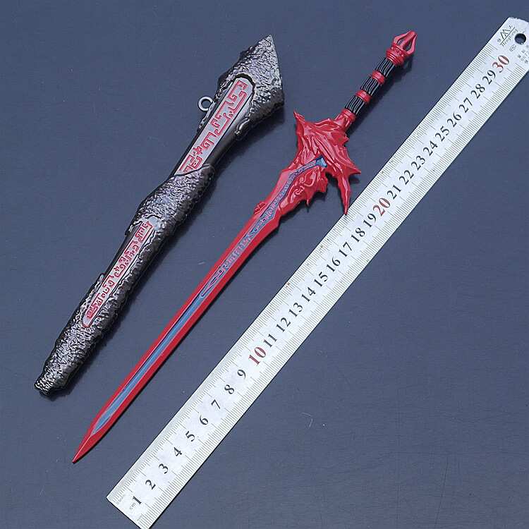 古剑武器百里屠苏焚寂剑合金兵器带剑鞘模型道具一件代发