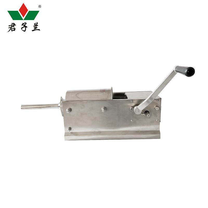 5L手动卧式灌肠机不锈钢灌香肠器香肠加工设备7LSausage Stuffer
