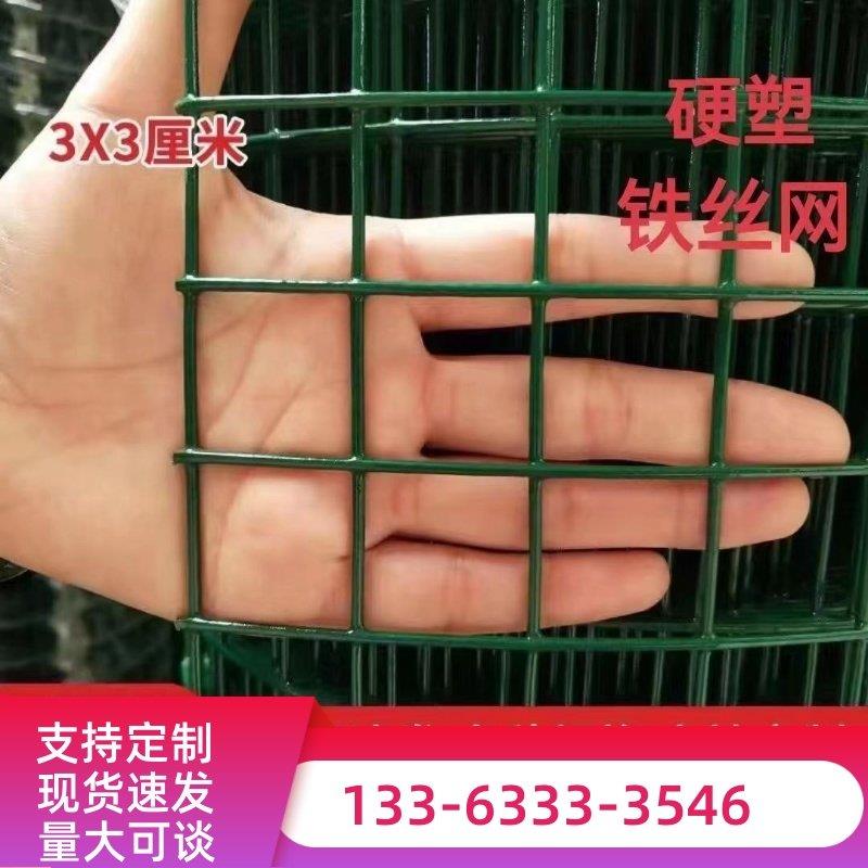 铁丝网格网养殖网硬塑荷兰网养鸡养鸭防鼠围栏黑色网格铁网格网