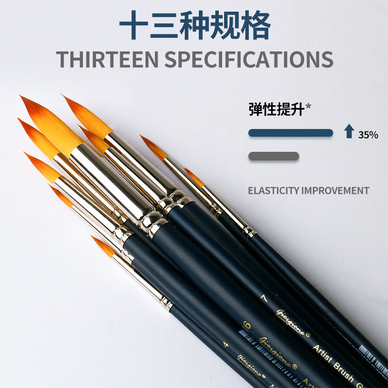 乔尔乔内水彩笔单支尼龙画笔画刷