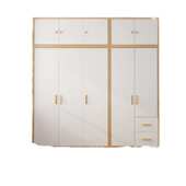 衣柜家用卧室小户型民宿出租房用柜子简易加固儿童房衣橱