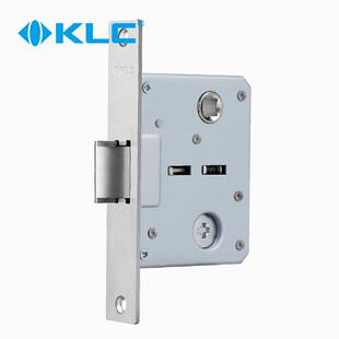 KLC锁体EKF西玛5745单舌通用型房门锁芯配件不锈钢斜舌房门锁体