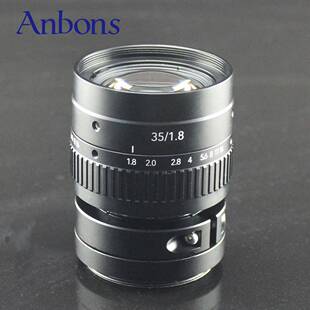 安邦盛镜头工业相机镜头LS35mmF1.8线扫工业镜头8k5um相机镜头