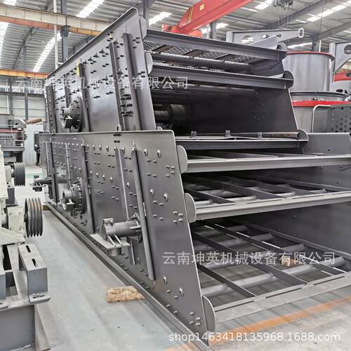 云南坤英振动筛 功率低侧板电机传动维护方便 万向节连接经久耐用