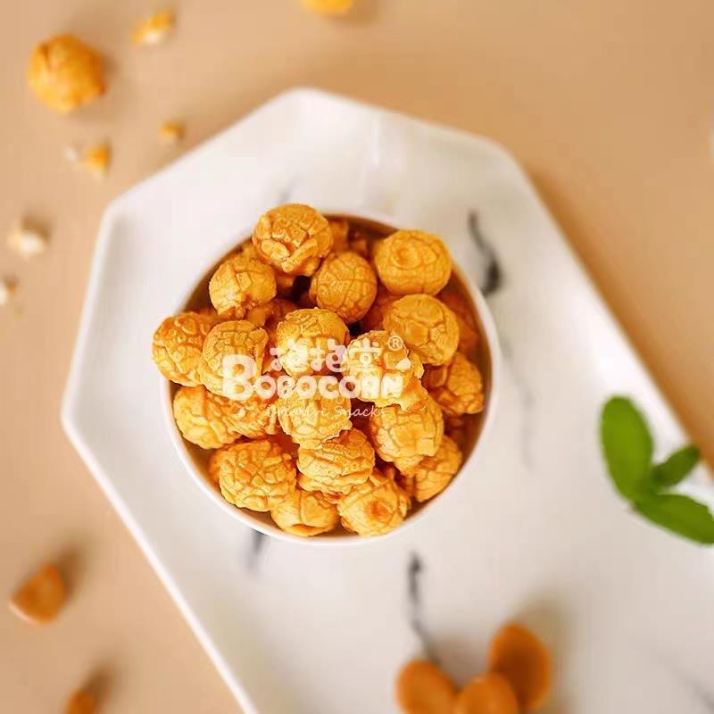 抱抱堂爆米花焦糖奶油味巧克力味即食玉米花膨化零食休闲小吃罐装