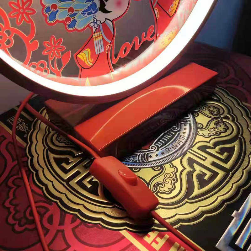 加工定制中式婚礼婚庆装饰台灯 结婚礼品创意床头灯卧室LED灯