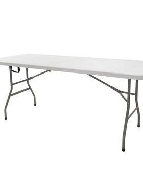 叠外折桌摆摊桌条家用简易餐桌椅吹塑折叠桌户子IYI夜市塑料便携