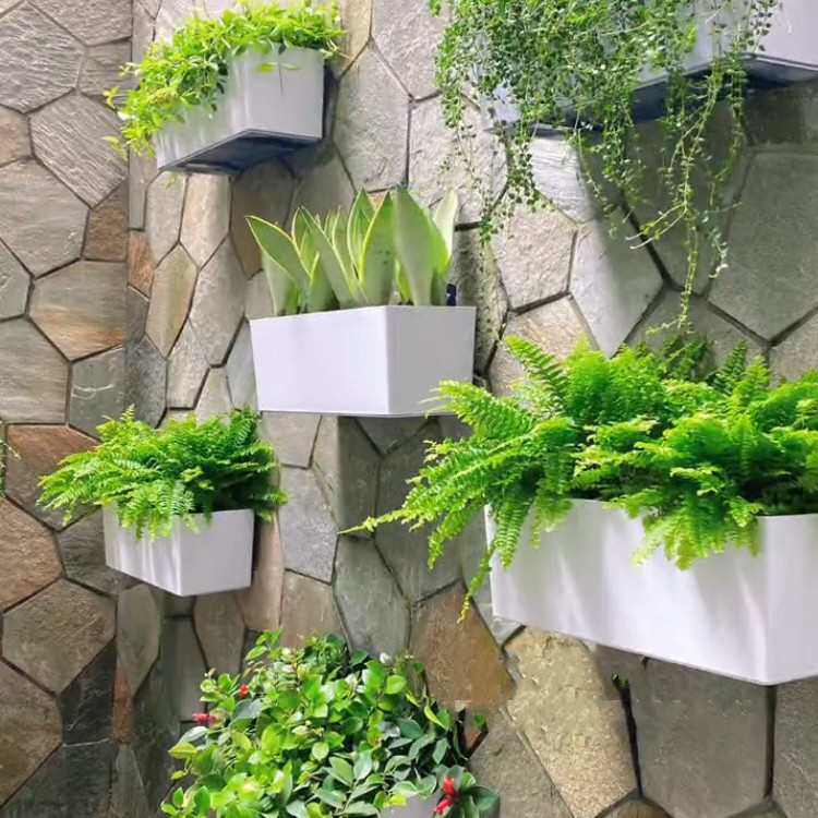 挂墙花盆壁挂绿萝长方形长条简约挂墙上花箱挂壁式储水懒人自吸水,鲜花速递/花卉仿真/绿植园艺,花盆,淘宝优惠券,粉丝福利购,淘宝优惠卷