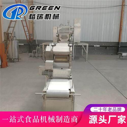 不钢面厂皮机面生产线全自动饺锈皮子皮生187产流水线家供应