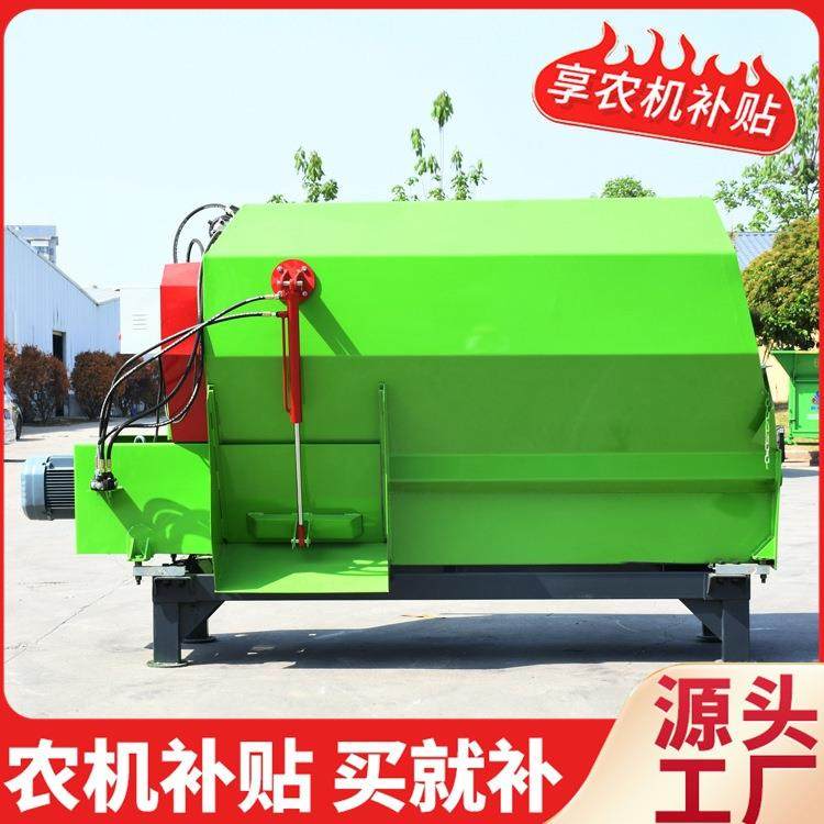 5方饲料搅拌机 养殖场牛场TMR混料机 牛羊草料小型卧式拌草机