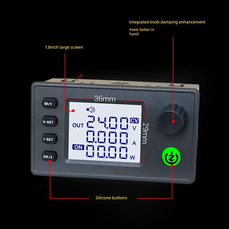 SK150数控升降压直流可调稳压电源1.8寸恒压恒流充电模块150W