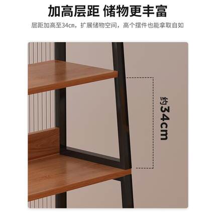 多层置物架落地收纳架货架带柜门储物展示架子家用卧室便利店商超