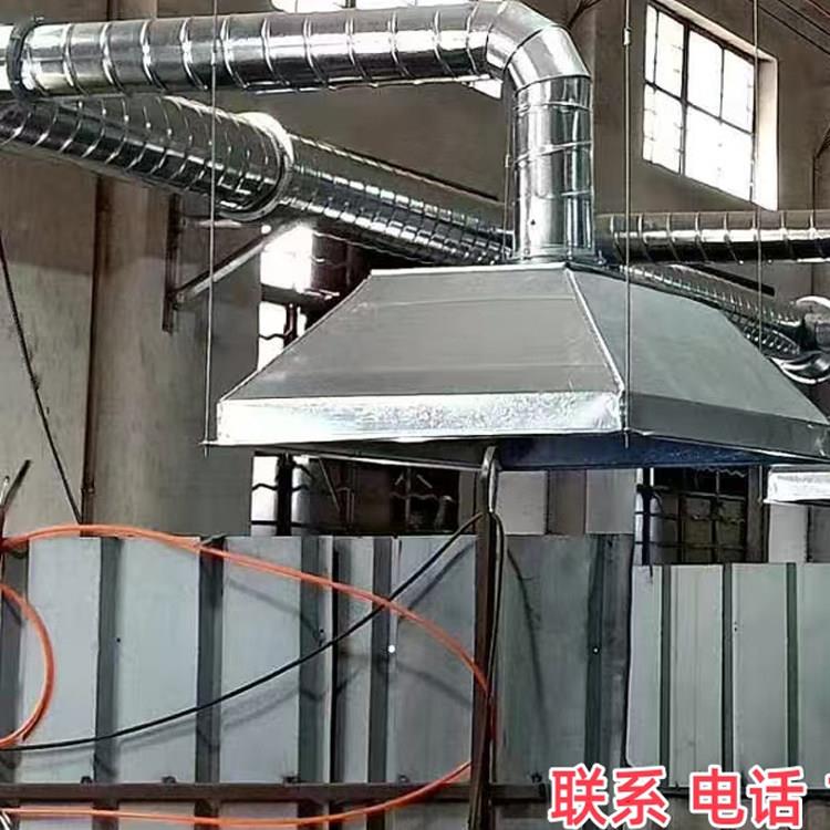 镀锌白铁皮集气罩集尘不锈钢吸尘罩集气工业除尘罩管道排风抽气罩