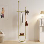 轻奢高颜值入门衣帽架落地卧室家居室内高级简约现代客厅挂衣架