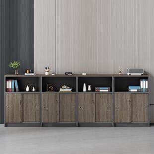 矮柜议室水柜办公室办公会柜茶XYP子文件柜断柜带锁储隔物柜打印