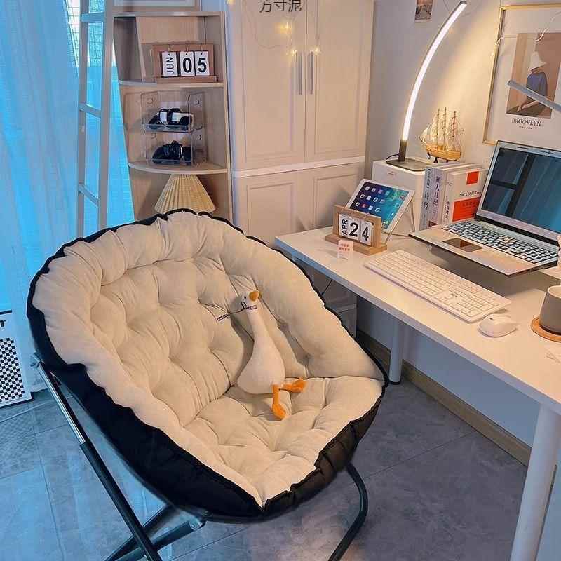 单人沙发出租屋可折叠收纳办公室午休床懒人窝窝椅客厅卧室休闲椅
