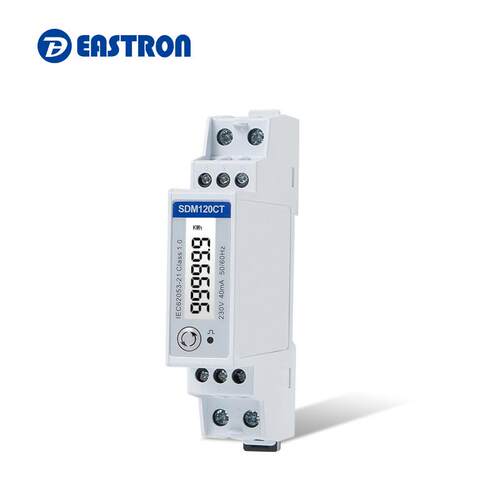 东鸿SDM120CT-40mA单相导轨电能表 互感器接入 RS485 Modbus通讯