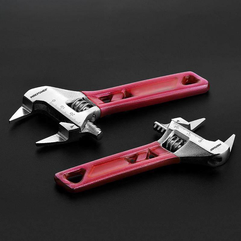 小手开短柄287你活动活口板扳手薄口小型迷活扳手口