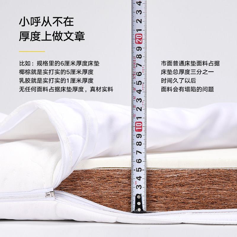天然椰棕床垫硬垫护腰护脊03水胶儿童e榈环保棕垫定制XH01可拆洗