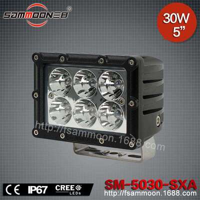 5英寸30WLED工作灯汽车探照灯led越野车灯船灯SM-5030-SXA
