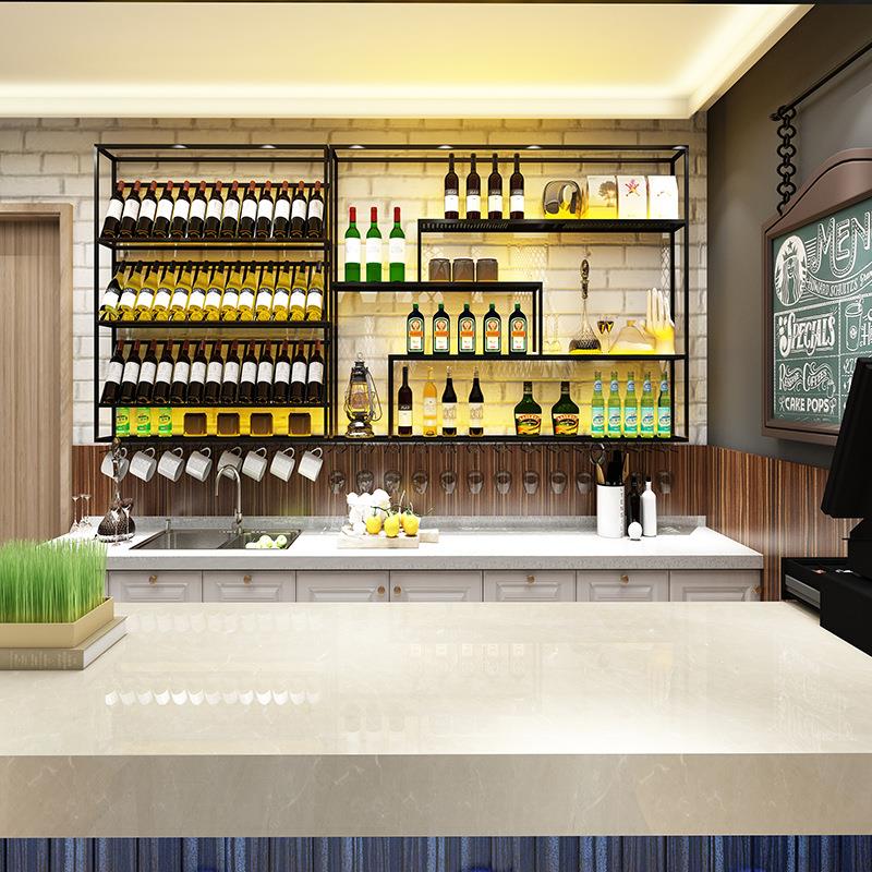 家用餐置厅酒壁挂柜悬挂红架吧台挂墙酒架酒装饰摆酒展示ZMJ物架