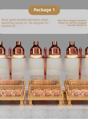 ULQ特助缤食物保温自餐保温灯暖食灯热加式台灯单双保温站头餐饮