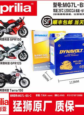 阿普利亚GPR150 CR150 GPR250 SRMAX250 300 CAFE125台风150电瓶