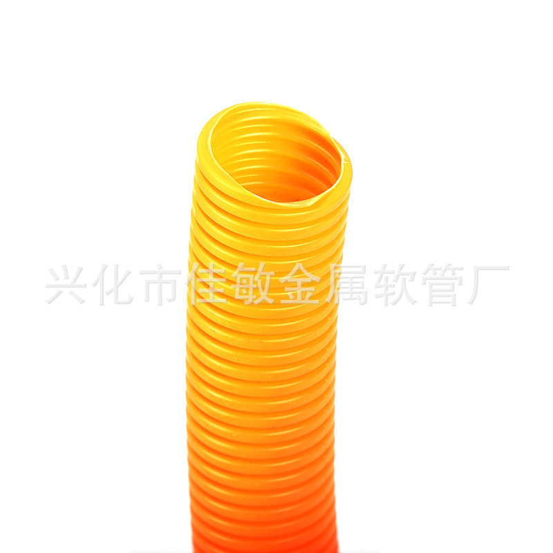 PP阻燃塑料波纹软管 电缆电线保护套管穿线软管可开口 塑料软管