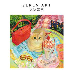 SEREN ART《吐司小猫》528片治愈系成人版可爱解压拼图喵咪送礼物