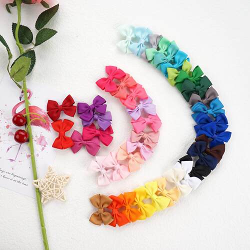 20/30/40Pieces Baby Hair Clips 2inch Hair Bows alligator Cli