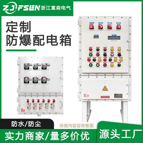 防爆配电箱接线箱插座箱检修箱仪表照明动力柜304铝合金定制