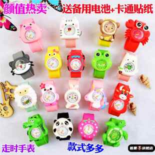 儿童玩具手表女孩3-6岁男生卡通拍拍表幼儿可爱男童啪啪圈电子表