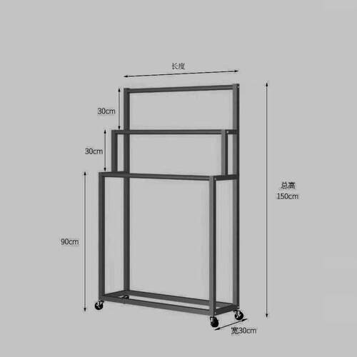 窗帘样品展示架吊卡大样色卡样板多层陈列架夏被面料展会移动展架