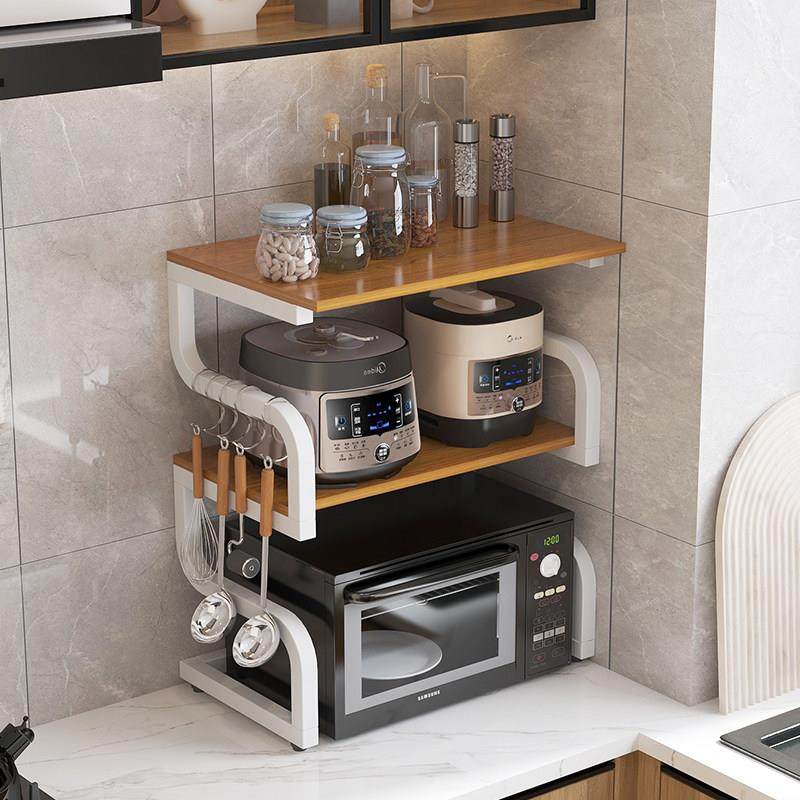 厨房置物架微波炉架子桌面多层收纳支架烤箱电饭煲家用储物架用品,厨房/烹饪用具,微波炉置物架,淘宝优惠券,粉丝福利购,淘宝优惠卷