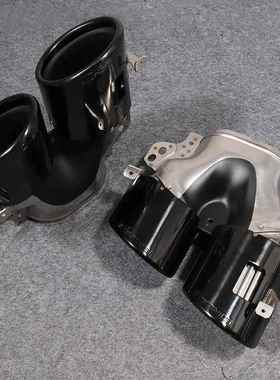 奔驰AMG四出尾嘴GLB35改装W177CLA117GLA后唇A45S/A35L尾喉排气管