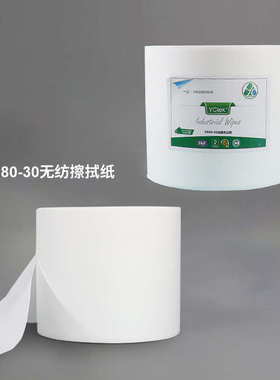 6680-30无纺布 白色纯木浆吸油吸水喷绘机喷头擦拭布无尘纸